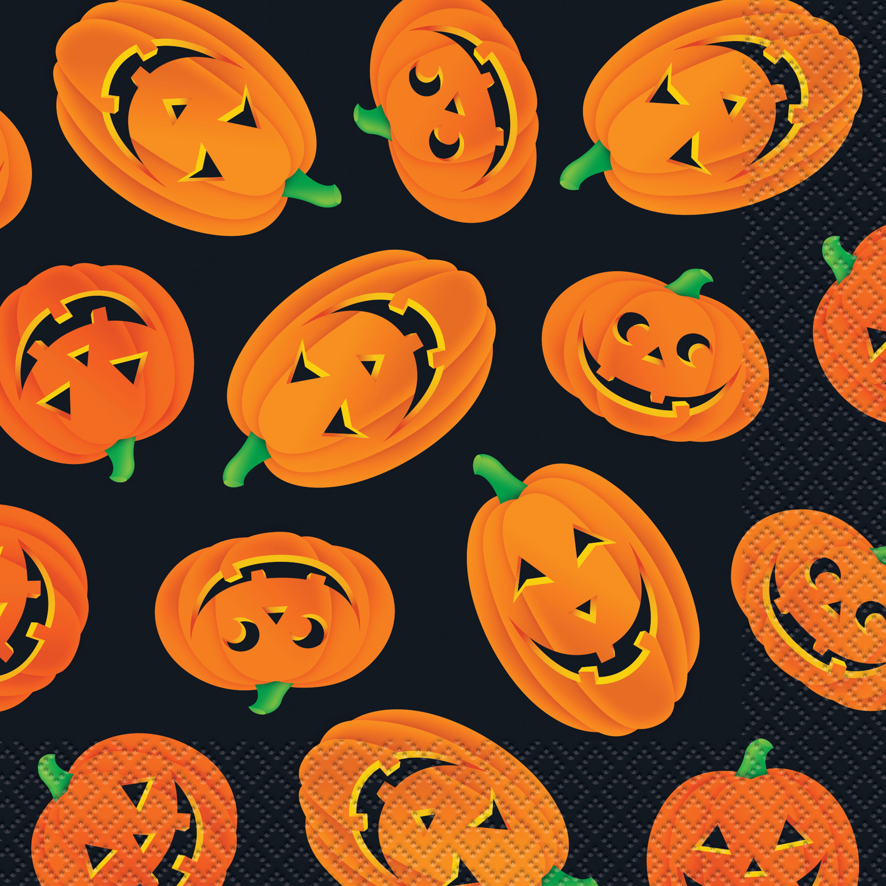 Details about   Halloween Lunch Napkins Pumpkin Toss Jack-o-Lantern 2 Ply 45 Pieces.