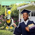 thumbnail image 4 of Goose Graduation Outfits Cement Goose Clothes with Black Graduation Hat and Yellow Tie Gown Stoles Photo Prop Geese Costume Accessories for Outdoor Porch Yard Lawn Statue Art Decoration DIY, 4 of 7