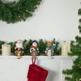 thumbnail image 2 of Northlight Santa, Snowman and Reindeer Christmas Stocking Holders - 5.25" - Set of 3, 2 of 5