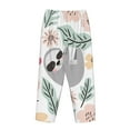 thumbnail image 5 of Balery Cute Cartoon Sloth print Women's Pajama Pants,Ultra Lightweight Pjs,Lounge Pant-XX-Large, 5 of 9