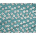 thumbnail image 5 of oneOone Polyester Spandex Turquoise Blue Fabric Floral Sewing Craft Projects Fabric Prints By Yard 56 Inch Wide-G3, 5 of 6