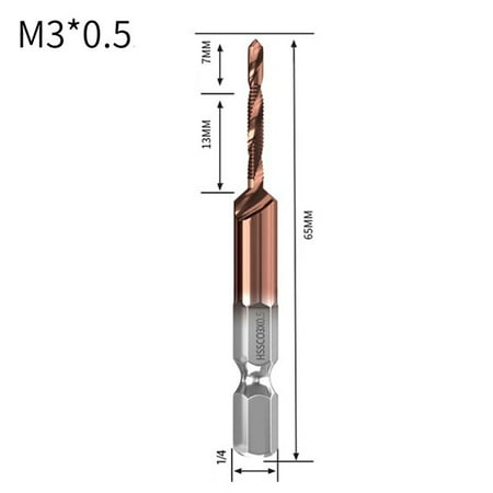 

Cobalt Tapping Drilling Integrated Composite Tap Tools For Mechanic Three-In-