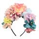 thumbnail image 4 of Diadema con corona de flores para boda, moda, cosplay, aro para el cabello, bricolaje, para mujer Estilo D, 4 of 9
