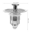 thumbnail image 4 of Escurridor de lavabo Tapón de lavabo universal para baño Filtros de lavabo Tapón Núcleo de rebote a prueba de olores, 4 of 6