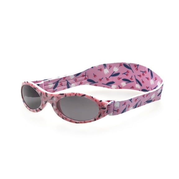 Baby Sunglasses - Bubzee Polarized Wrap Around - Petite Cherry Floral
