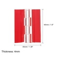 thumbnail image 2 of Uxcell 12Pack 45x35mm Acrylic Hinges Self Adhesive Clear Continuous Piano Folding Hinge, 2 of 6