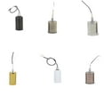 thumbnail image 2 of E27 E14 Ceramic Screw Base E14 Bulb Holder Light Bulb Lamp Socket Holder Adapter Pendant Hanging, 2 of 5