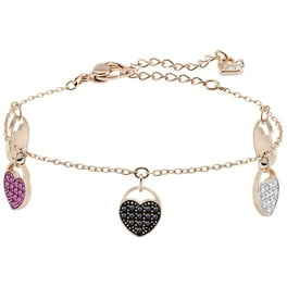 ICONIC SWAN BRACELET BLACK ROSE GOLD PLATING 5344132 Walmart