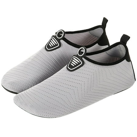 

simple style beach shoes 1 Pair Simple Style Beach Shoes Outdoor Swimming Diving Surf Exercise Shoes for Men Women - Grey (38-39 Yard 23.5CM 6.5US 4UK 37.5EU 9.2355 Inch)