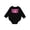 AB-Black, variant on Glamma's Girl Baby Fleece Bodysuit
