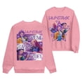 thumbnail image 1 of Pop cazadora para niña Hunters Printed Anime Print Long-Sleeved Sweatshirt （Pink）, 1 of 4