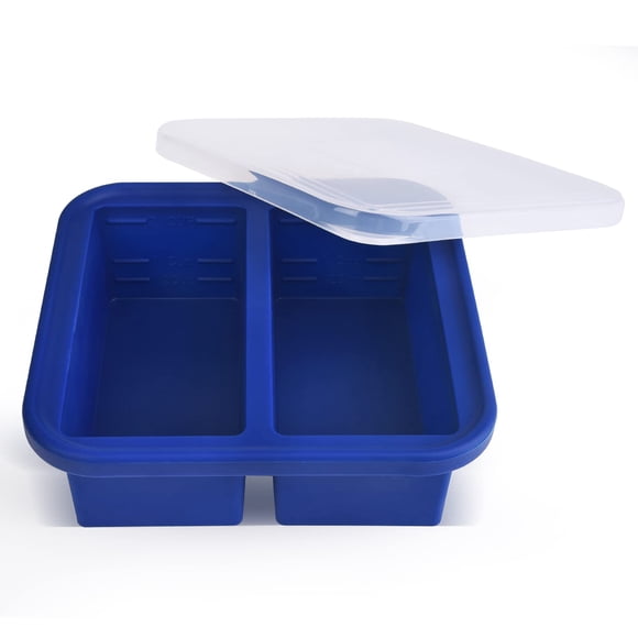 Bandeja de silicona para congelador Kinggrand Kitchen de 500 ml con tapa, 1 paquete