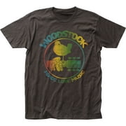 Woodstock Music Festival Colorful Logo Adult Fitted Jersey T-Shirt Tee