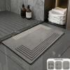 Todaioua Small Area Rugs Washable Low Pile Modern Abstract Geometric Area Rug Non Slip Rubber Backing Decor Door Mat for Bedrooms, Kitchens, Offices Indoor and Outdoor Entrances Mat