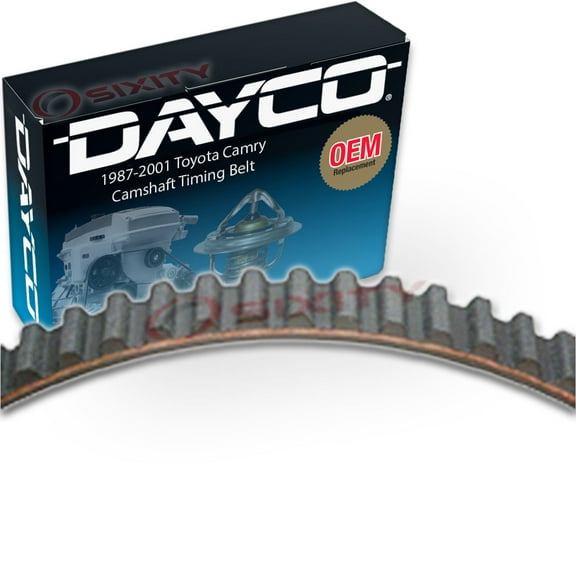Dayco Camshaft Engine Timing Belt compatible with Toyota Camry 2.0L 2.2L L4 1987-2001