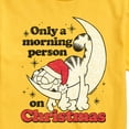 thumbnail image 3 of Garfield - Only A Morning Person On Christmas - Men's Short Sleeve Graphic T-Shirt, 3 of 5