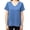 Denim, variant on Tangerine Women's Short Sleeve Super Soft V-Neck Active Tee Top (Rose, S)