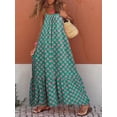 thumbnail image 3 of POINTERTECK Robe Maxi à Étages Sans Manches Boho à Fleurs pour Femmes, Décontractée, Superposée, Ample, Vacances, Plage, Bohème, Longues Robes, 3 of 7