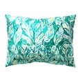 thumbnail image 4 of Joernso Tropical Green Leaves Rectangle Pillow Case Cushion Cover Sofa Home Decoration, 4 of 7