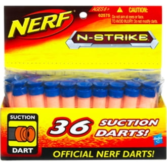 Nerf N-STRIKE Ammo Suction Darts 36 Pack, 62575