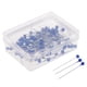 thumbnail image 3 of Kit de 100 alfileres de cabeza recta con cabeza de perla y estuche transparente - Surtidos Azul real, 3 of 9