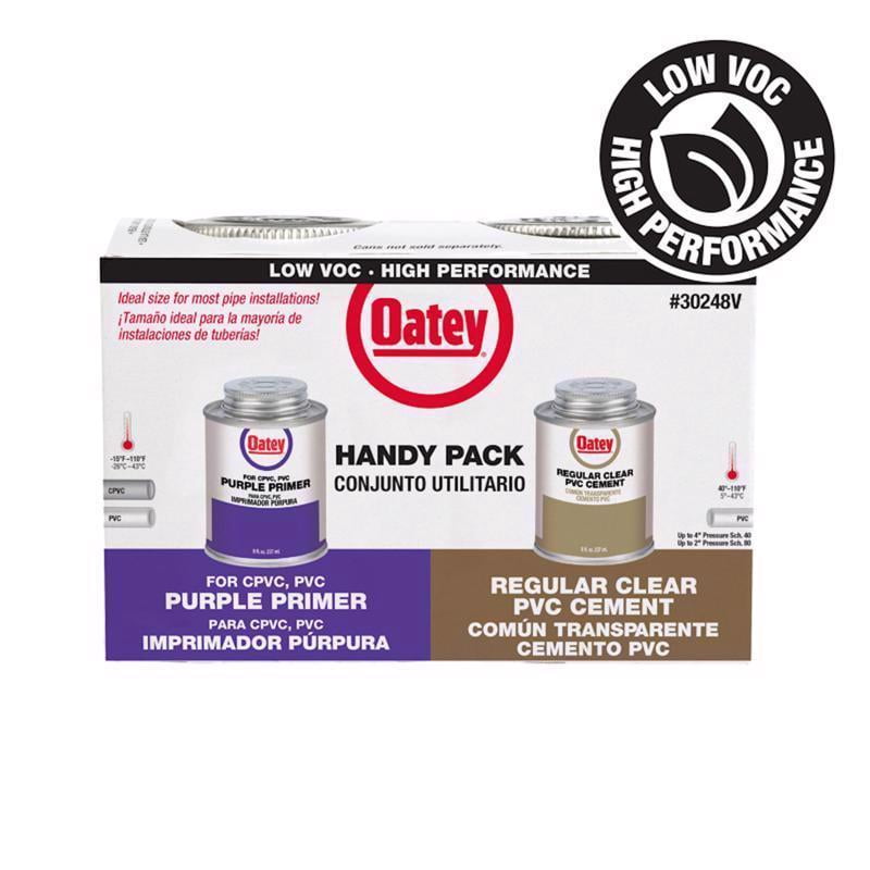 Oatey 4014715 8 oz Primer & Cement for PVC - Clear & Purple