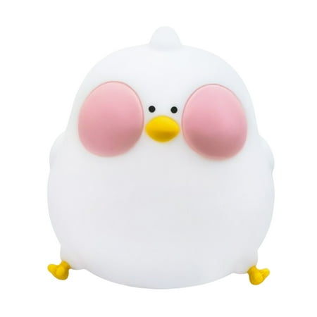 

EDFRWWS Silicone Chicken Night Light Kids Toys Gift 1200mAh USB Bedside Light (Pat)