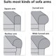 thumbnail image 4 of Fundas elásticas para brazos de sofá, fundas transpirables para reposabrazos para sofás y sillas, fundas para brazos que mantienen el hogar limpio, 4 of 5