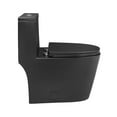 thumbnail image 3 of Dreux One Piece Elongated Dual Flush Toilet with 0.95/1.26 GPF in Matte Black, 3 of 15