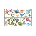 thumbnail image 2 of Zshan 2pcs Removable Cartoon Dinosaur World Wall Stickers Children Room Background Decals, 2 of 5
