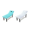 thumbnail image 1 of Bed Sheet Exquisite Couch Cover Craftsmanship with Elastic Strap Universal All-round Wraps Home Breathable Household Accessories White, 1 of 5