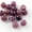 Dark Orchid 8mm, variant on 50pc Round Imitation Gemstone Acrylic Beads Teal 8mm Hole: 2mm for Jewelry Making