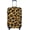 Leopard Painting, variant on Light Pink White Polka Dots Elastic Washable Fun Pattern Travel Luggage Cover Suitcase Protector Small (18-21 inch suitcase)
