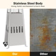 thumbnail image 6 of 48,000 Pyramid Propane Patio Heater with Wheels, Tip-Over Safety, Thickened Glass Tube for Outdoor Use, Commercial & Residential, 6 of 8