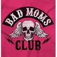 thumbnail image 2 of Bad Moms Club Funny Mothers Day Skull Women's Plus Size Graphic Tee Brisco Brands 4X, 2 of 5
