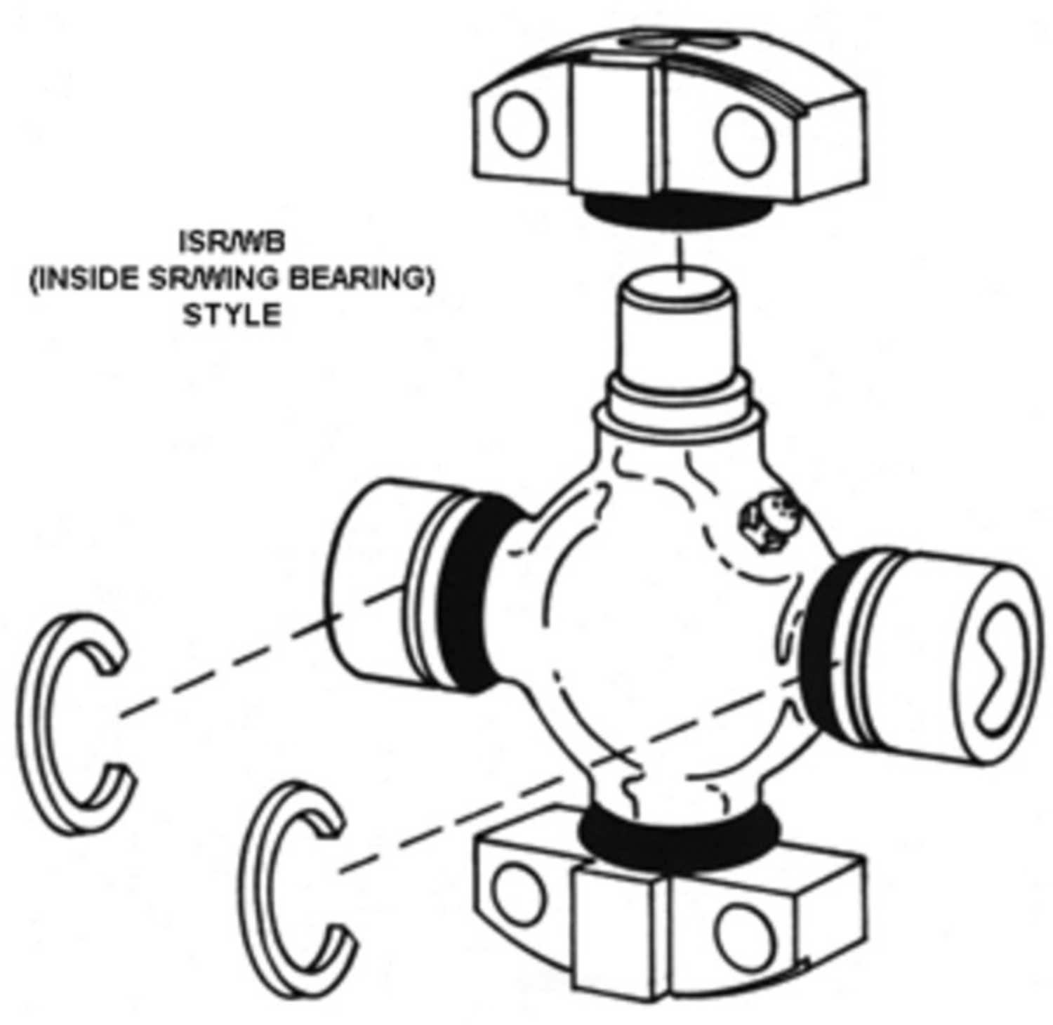 Spicer 5-2031X Universal Joint, Greaseable