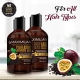 thumbnail image 3 of Maximilian Passion Fruit Black Seed Oil Curly Hair Shampoo and Conditioner Set- Extra Volumizing, Strengthing, Moisturizing, Hydration and Shine - Sulfate Paraben Free - (2 x 16.9 Fl Oz / 500mL) C32, 3 of 3