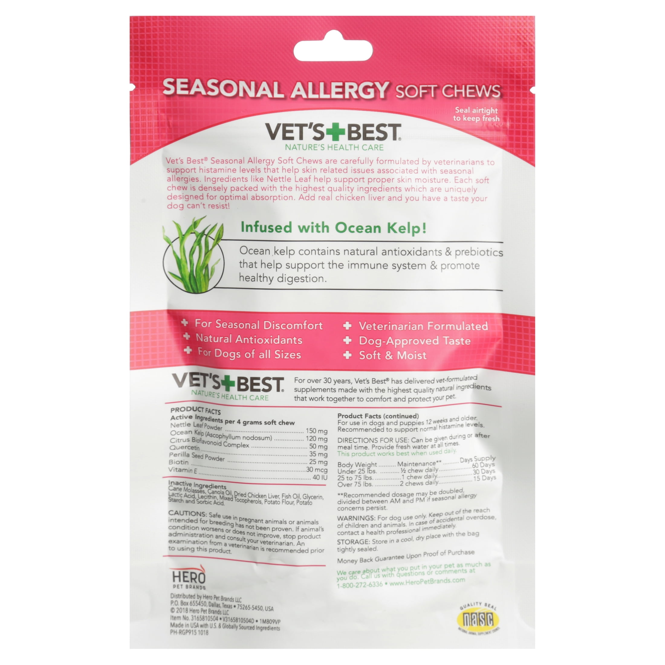 Vet's best allergy outlet support