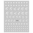 thumbnail image 2 of Kripyery 1 Sheet Nail Sticker Removable Easy to Stick DIY Nail Art Decoration Self-adhesive Cloud Star Pattern Nail Art Decal Salon Accessories, 2 of 7