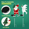 thumbnail image 4 of 3 Pack Christmas Yard Stakes Yard Signs 3PCS-WithLight, 4 of 5