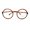 red tortoise, variant on Psy Gangnam Style Gentleman Clear Lens Eye Glasses - Red Tortoise