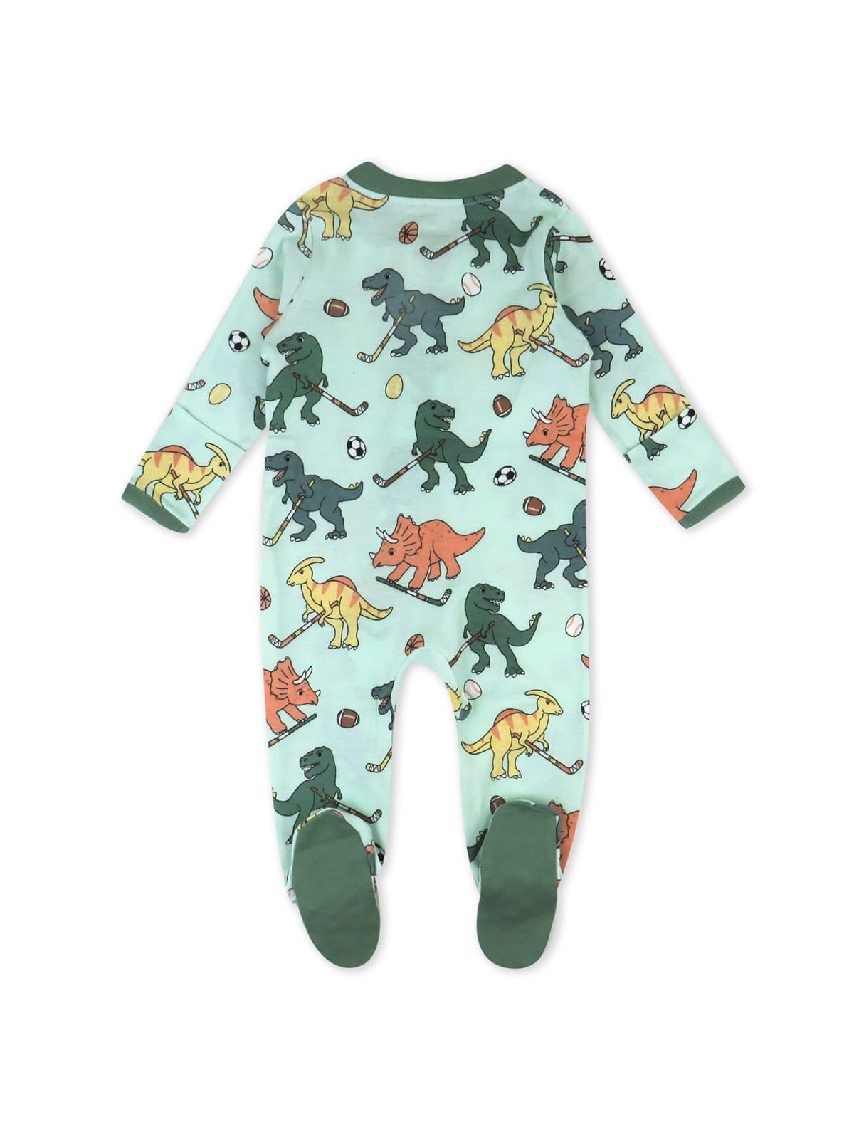 Honest Baby Clothing Organic Cotton Boy/Girl Long Sleeve Sleep N Play, Newborn to 9 Months