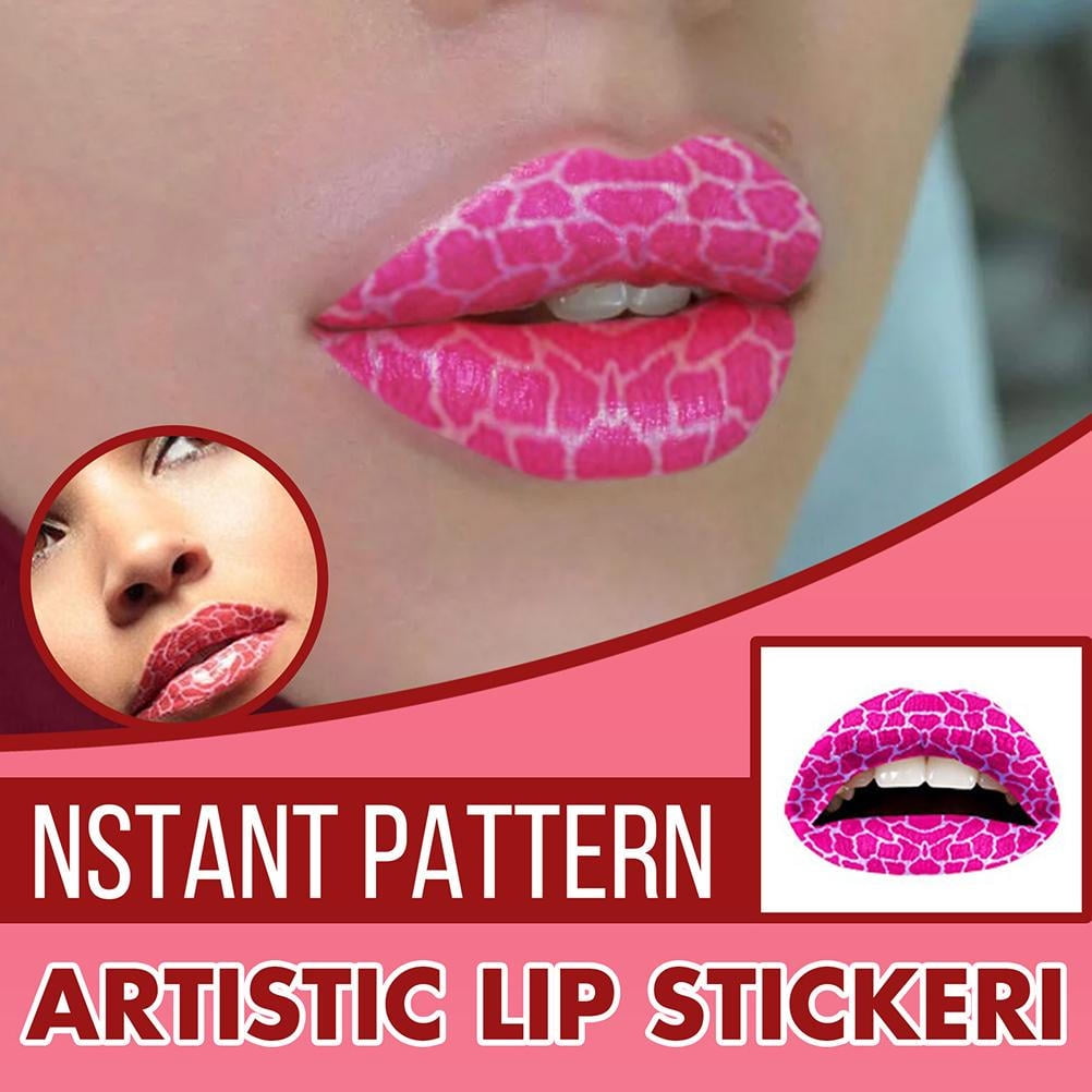 Buy Go Wild - Animal Prints - Temporary Lip Tattoo Stickers (GO WILD,  TIGER-BROWN) Online at desertcartKUWAIT