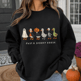 thumbnail image 3 of Halloween Shirt, Just a Spooky Goose Sweatshirt, Cute Ghost Duck Costume Hoodie, Funny Halloween T-Shirt, Goose Lover Gift for Women and Men, 3 of 9