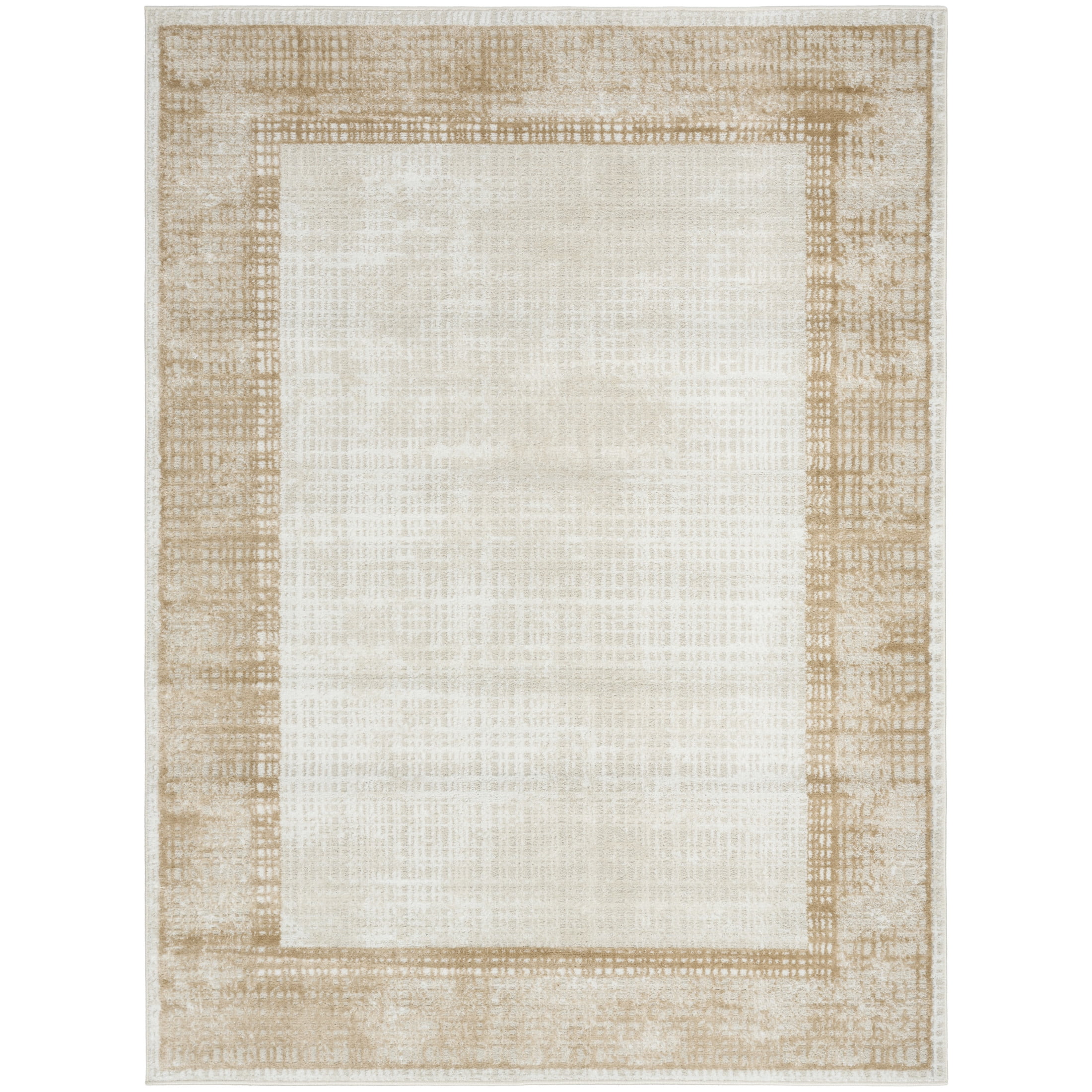Nourison Dekor 5'3" x 7' Ivory Beige Modern Indoor Rug