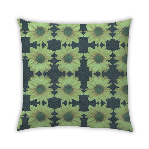 Ahgly Company Outdoor Square Contemporary Throw Pillow, 18 inch by 18 inch