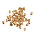 thumbnail image 4 of OUNONA 50Set Threaded Insert Nuts Oxidation-resistant Brass for Machine Assembly, 4 of 6