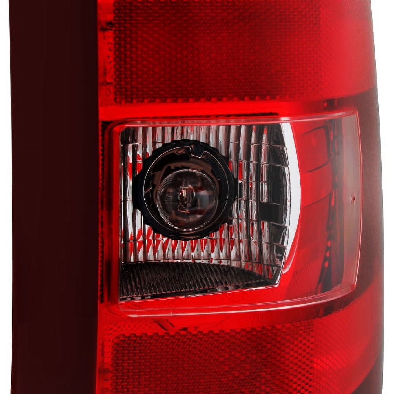 AKKON - For 07-14 Chevy Silverado Pickup Truck Rear Red Clear Tail Lights Brake Lamps Replacement Pair Left + Right