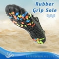 thumbnail image 5 of Bergman Kelly Mens and Womens Durable Water Shoes (M 7.5-12; W 8.5-13), Aqua Socks, Barefoot Skin Shoes for Water Sports Mud Racing Beach Surf Pool US Casual Shoes, 5 of 8