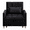 Black, variant on Aukfa 3-in-1 Sleeper Chair, Convertible Pull Out Chair Bed for Small Space, Gray